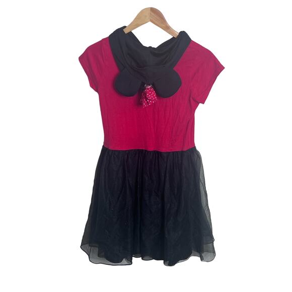 Disney Minnie Mouse Dress Hoodie With Ears and Bow Girls XL - Picture 2 of 7
